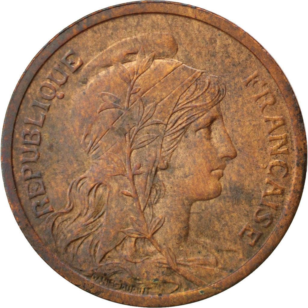 Monnaie, France, Dupuis, 2 Centimes, 1901, Paris, TTB+, Bronze, KM:841