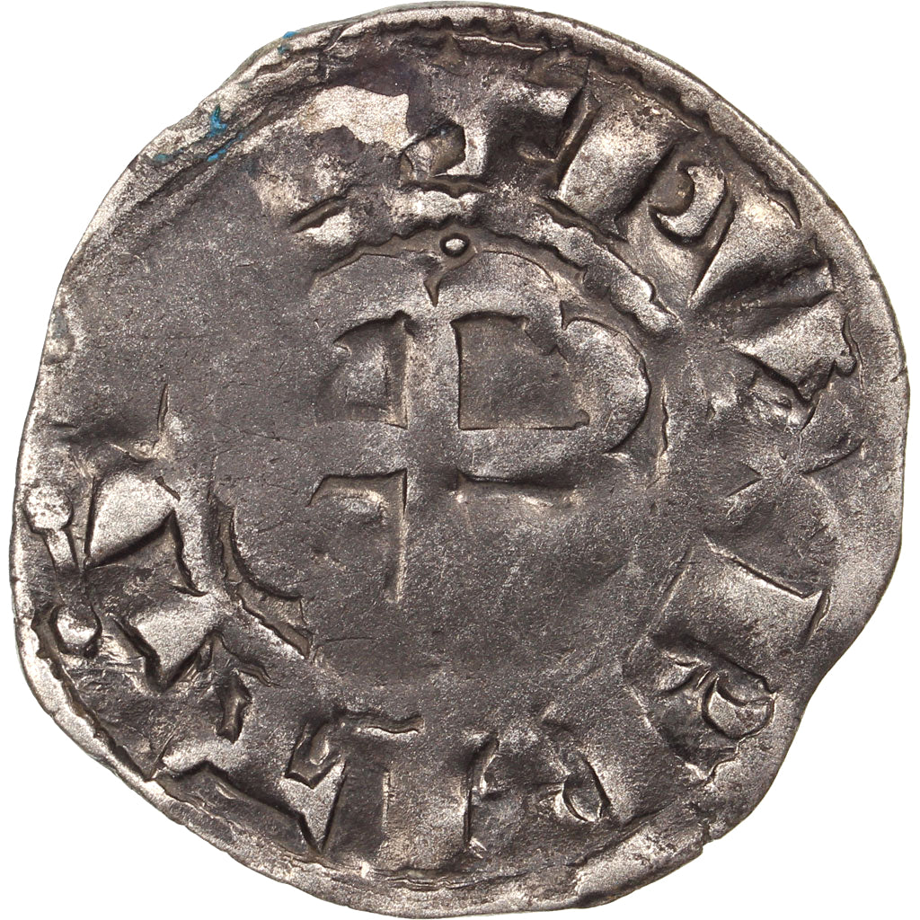 Monnaie, France, Bretagne, Denier Tournois, ca. 1150-1200, Nantes, B+, Argent