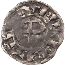 Monnaie, France, Bretagne, Denier Tournois, ca. 1150-1200, Nantes, B+, Argent