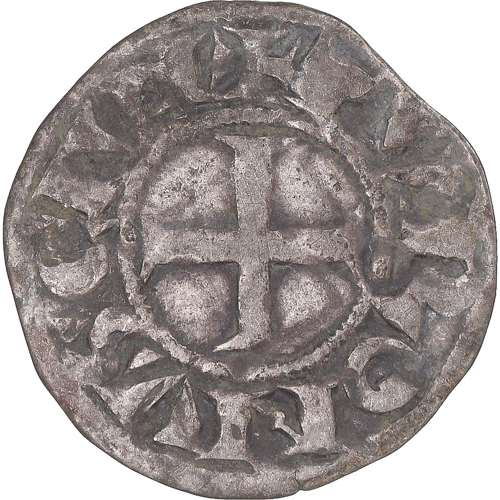 Münze, Frankreich, Touraine, Denier Tournois, ca. 1150-1200, Saint-Martin de