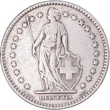 Moneta, Svizzera, 2 Francs, 1921, Bern, MB+, Argento, KM:21