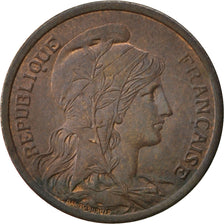 FRANCE, Dupuis, 2 Centimes, 1908, Paris, KM #841, AU(55-58), Bronze, 20.2,...
