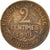 Moneta, Francja, Dupuis, 2 Centimes, 1911, Paris, VF(20-25), Bronze, KM:841