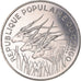Moeda, República do Congo, 100 Francs, 1975, Monnaie de Paris, ENSAIO