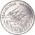 Munten, Gabon, 100 Francs, 1971, Paris, ESSAI, FDC, Nickel, KM:E3