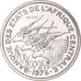 Moeda, Congo, 50 Francs, 1976, Monnaie de Paris, ENSAIO, MS(65-70), Níquel