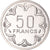 Moneta, Congo, 50 Francs, 1976, Monnaie de Paris, PRÓBA, MS(65-70), Nikiel