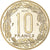 Munten, Staten van Centraal Afrika, 10 Francs, 1974, Monnaie de Paris, ESSAI