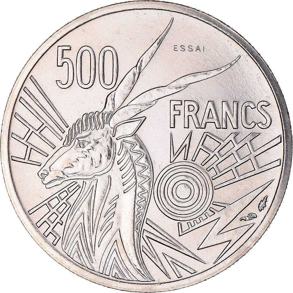 Monnaie, République Centrafricaine, 500 Francs, 1976, Monnaie de Paris, ESSAI