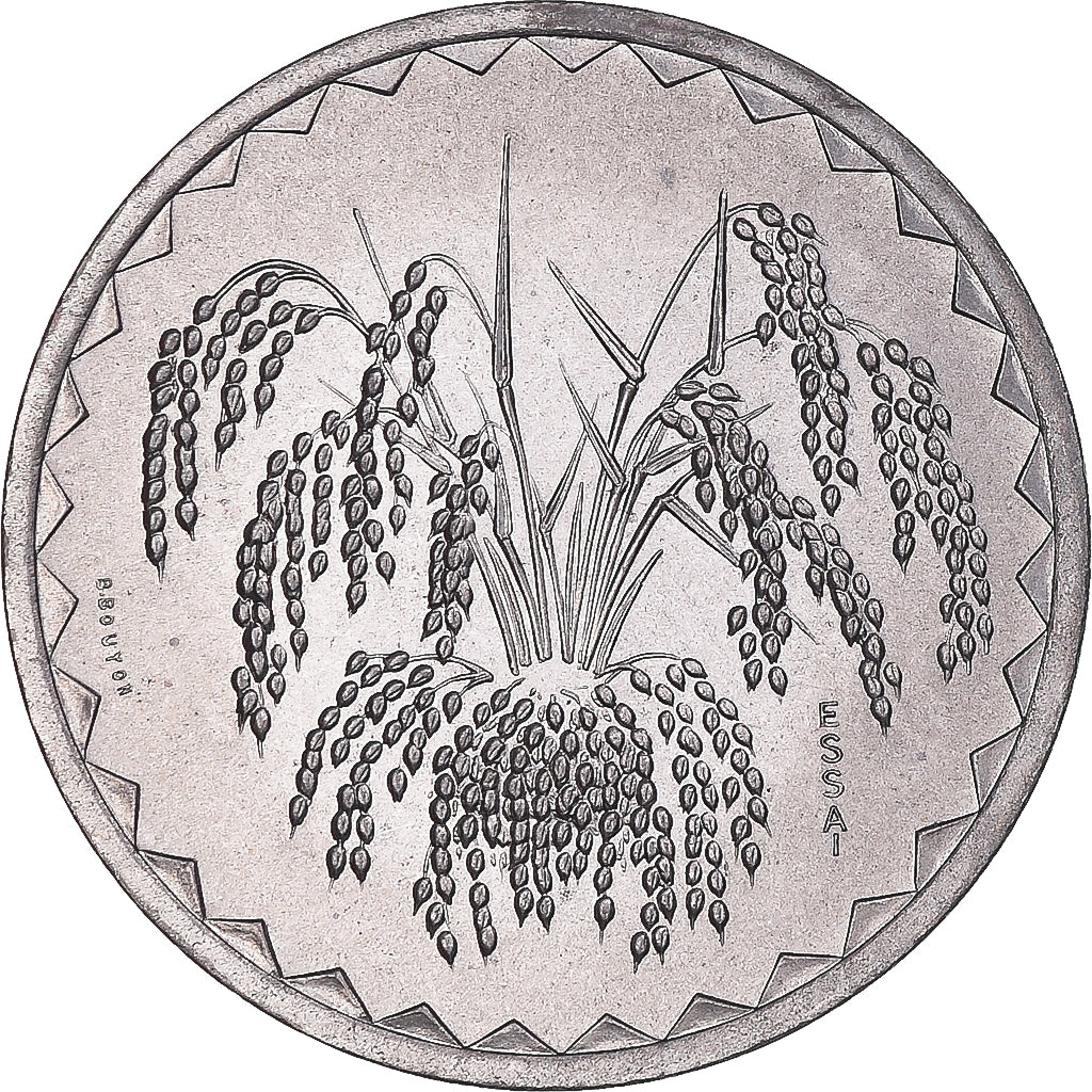 Münze, Mali, 10 Francs, 1976, Monnaie de Paris, ESSAI, STGL, Aluminium, KM:E3