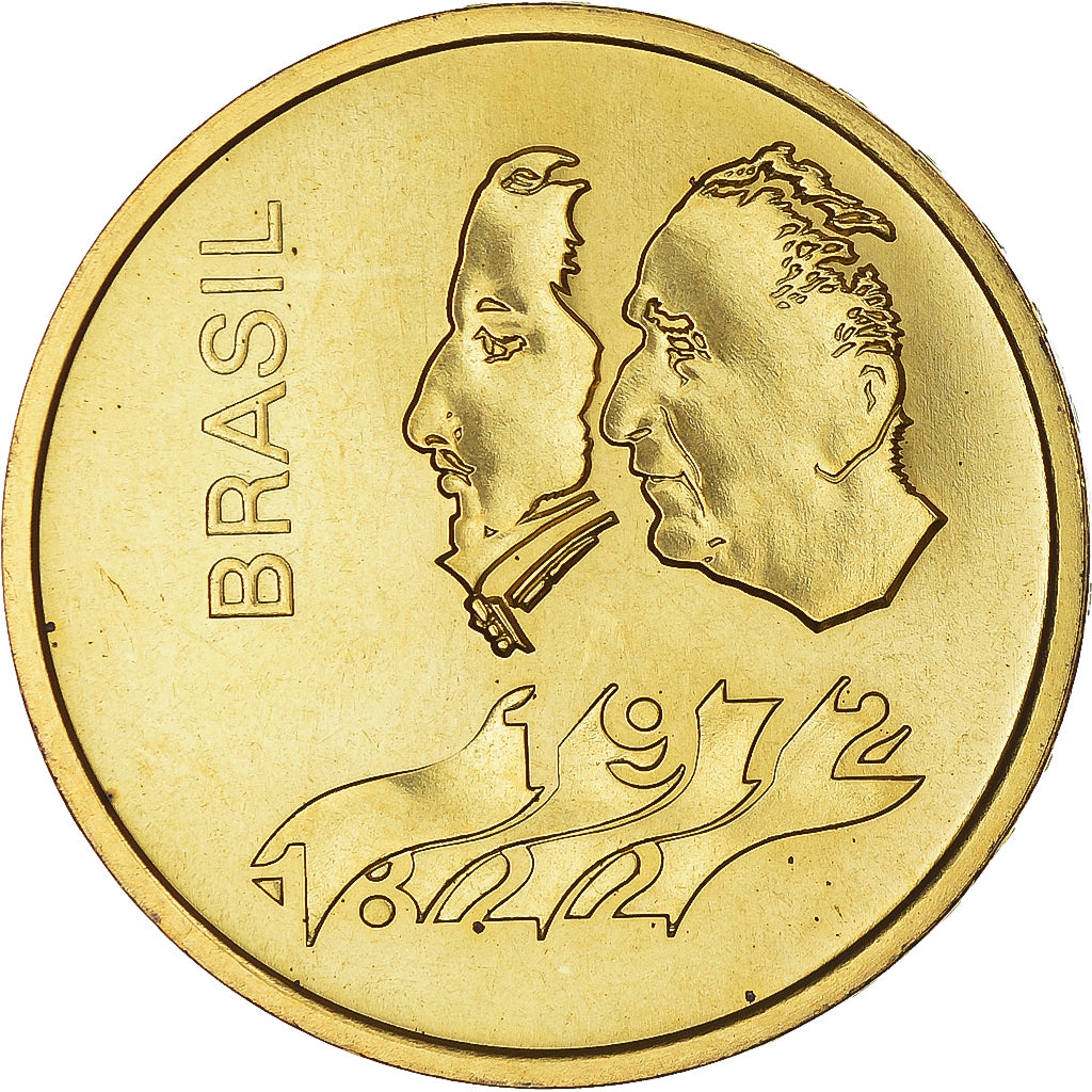Coin, Brazil, 300 Cruzeiros, 1972, prova, MS(65-70), Brass, KM:Pr7