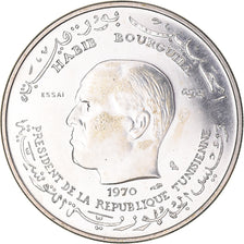 Moneta, Tunisia, Dinar, 1970, Monnaie de Paris, ESSAI, FAO, FDC, Argento, KM:E34