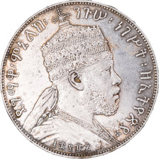 Coin, Ethiopia, Menelik II, Birr, EE 1887 (1894), Monnaie de Paris, EF(40-45)