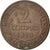 Moneta, Francja, Dupuis, 2 Centimes, 1916, Paris, EF(40-45), Bronze, KM:841