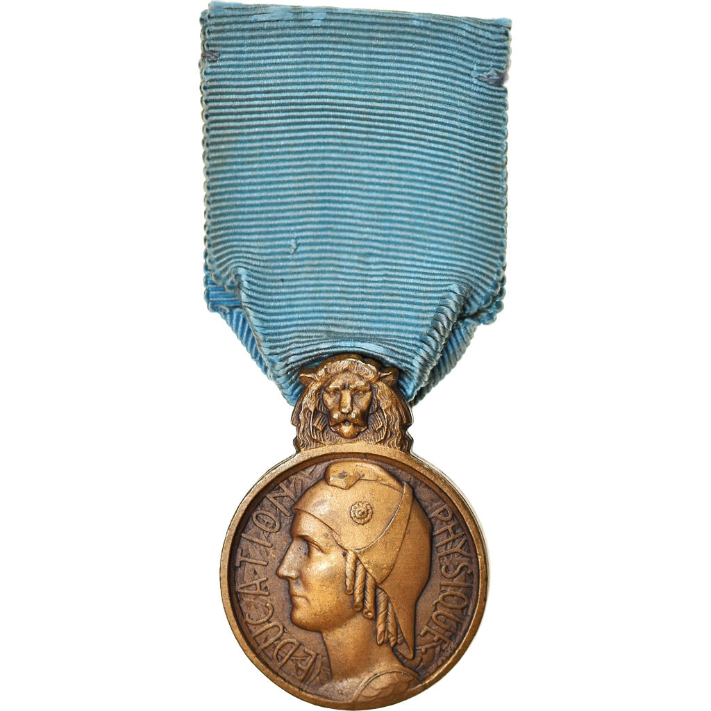France, Jeunesse et sports, Medal, Very Good Quality, Bronze, 28