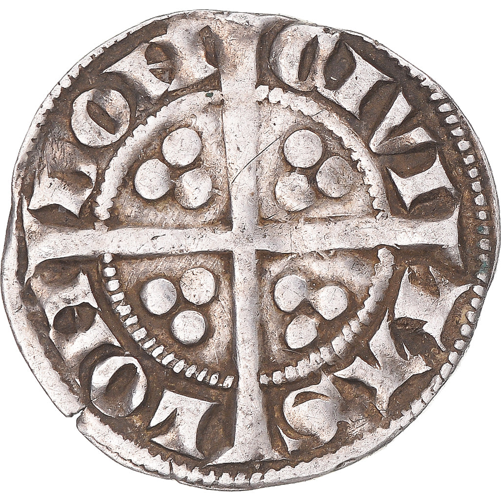 Monnaie, Grande-Bretagne, Edward I, II, III, Penny, Londres, TTB, Argent