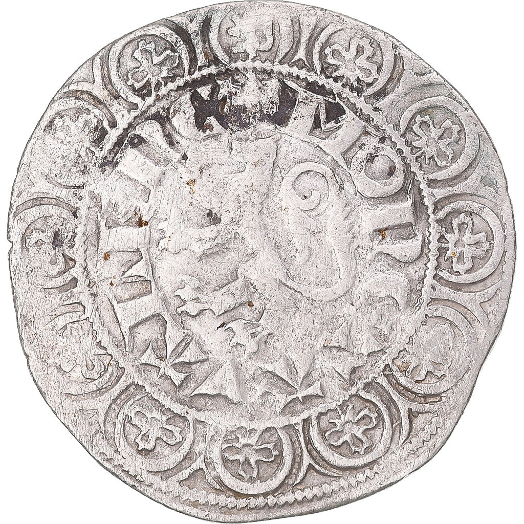 Munten, Frankrijk, Hainaut, Guillaume II, Gros, 1337-1345, Valenciennes, FR+
