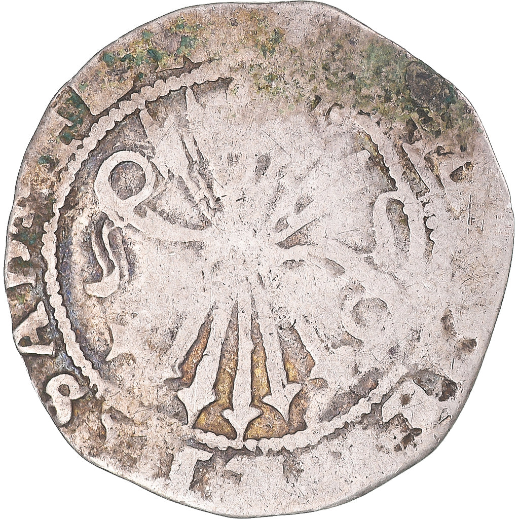 Monnaie, Espagne, Ferdinand & Isabelle, 1/2 Réal, 1497-1566, Seville, TB
