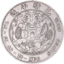 Coin, China, Yuan, 1908, Guangxu, AU(50-53), Silver, KM:Y14