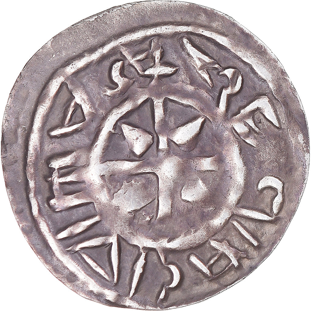 Moneda, Hungría, Stephen I, Denar, 997-1038, MBC+, Plata