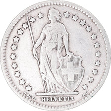 Moneta, Svizzera, Franc, 1912, Bern, MB+, Argento, KM:24