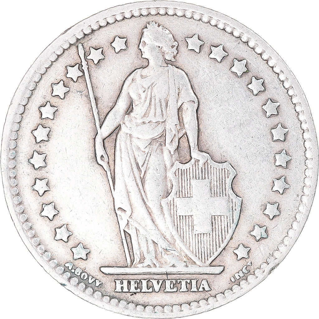 Moneta, Svizzera, Franc, 1931, Bern, BB, Argento, KM:24