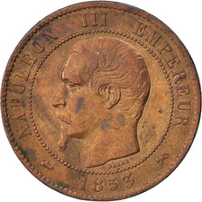 Moneda, Francia, Napoleon III, Napoléon III, 10 Centimes, 1853, Rouen, MBC