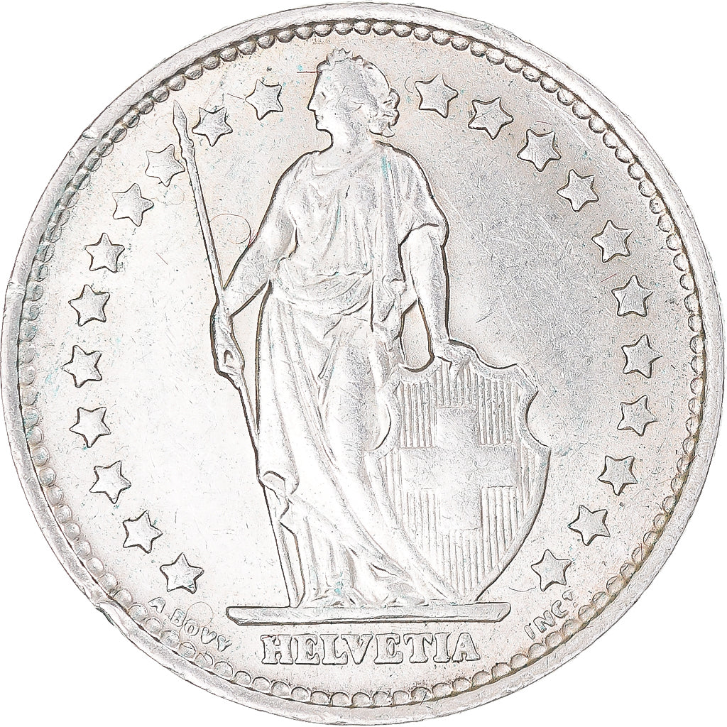 Münze, Schweiz, Franc, 1966, Bern, SS+, Silber, KM:24
