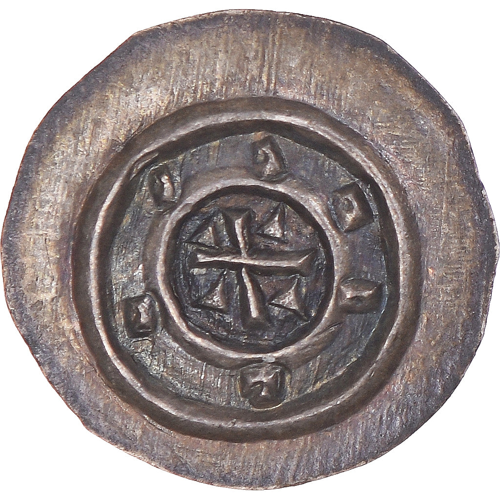 Moneda, Hungría, Bela II, Denar, 1131-1141, MBC+, Plata