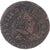 Moneta, Francia, Louis XIII, Double Tournois, 1629, Lyon, BB, Rame, KM:61.2