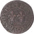 Moneta, Francja, Henri III, Denier Tournois, 1584, VF(20-25), Miedź