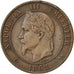 Moneta, Francia, Napoleon III, Napoléon III, 10 Centimes, 1862, Bordeaux, BB+