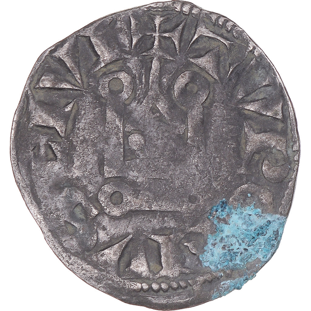 Münze, Frankreich, Louis VIII-IX, Denier Tournois, S+, Billon, Duplessy:188