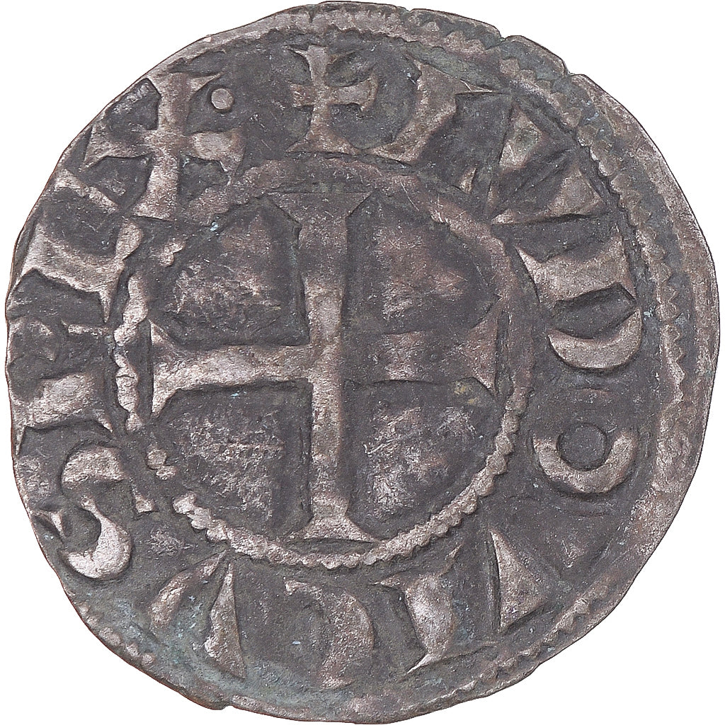Coin, France, Louis VIII-IX, Denier Tournois, EF(40-45), Billon, Duplessy:188