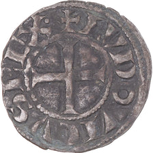 Coin, France, Louis VIII-IX, Denier Tournois, EF(40-45), Billon, Duplessy:188