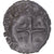 Moneta, Francja, François Ier, denier coronat, VF(30-35), Bilon, Gadoury:174