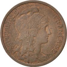 Francia, Dupuis, 2 Centimes, 1920, Paris, BB+, Bronzo, KM:841, Gadoury:107