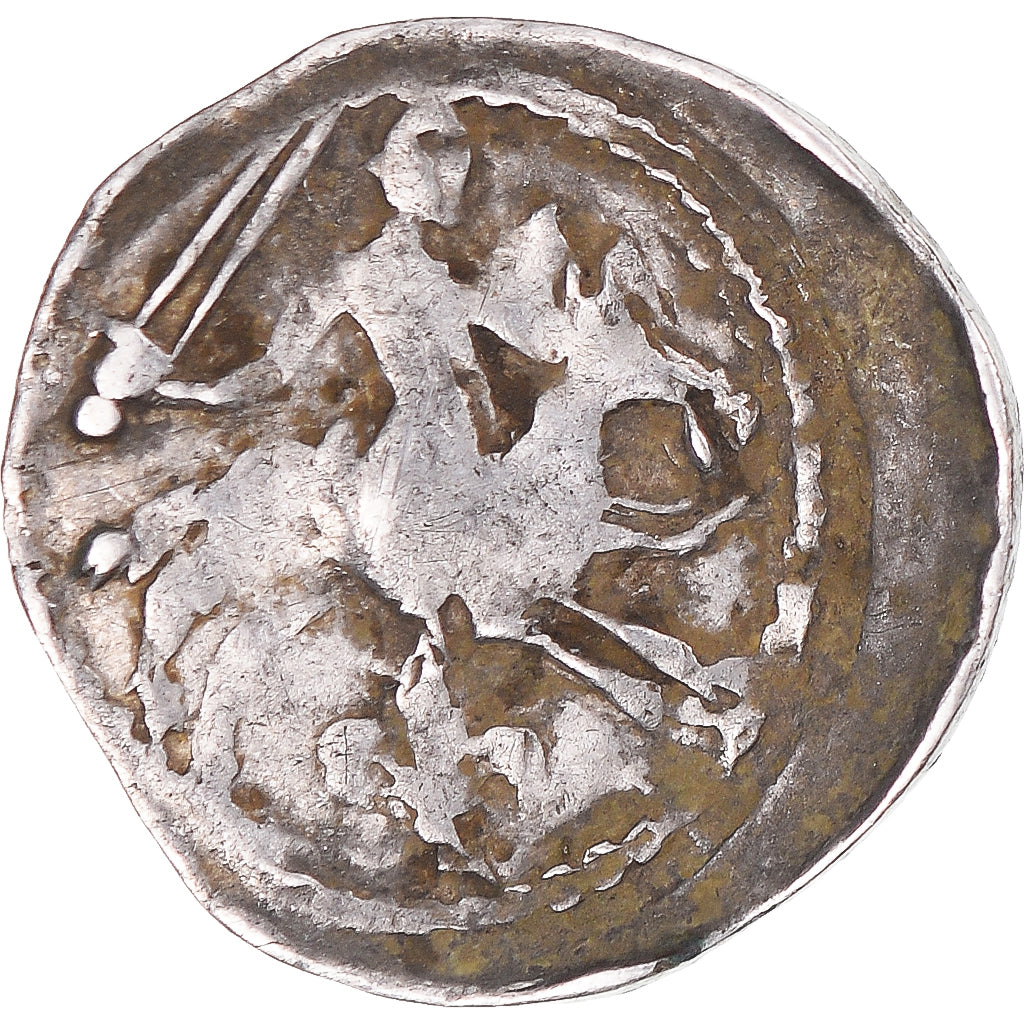 Coin, France, LORRAINE, Matthieu II, Denier, 1220-1251, Nancy, VF(20-25)