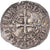 Coin, France, Henri V, Florette, 1419-1422, Rouen, MS(63), Silver, Ciani:589
