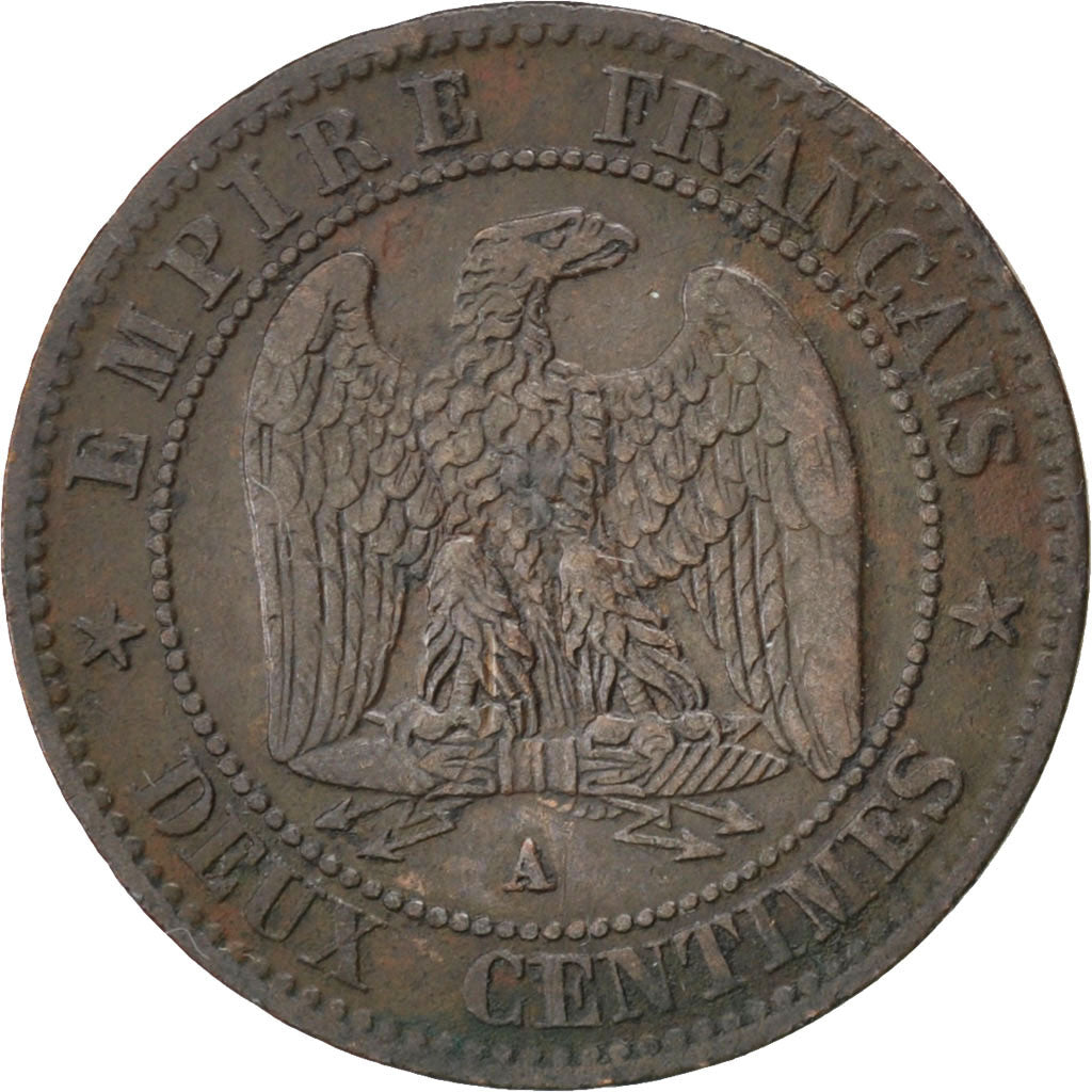 Coin, France, Napoleon III, Napoléon III, 2 Centimes, 1854, Paris, VF(30-35)
