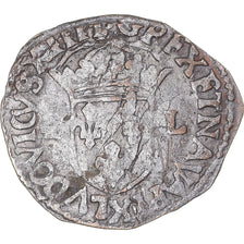 Münze, Frankreich, Louis XIII, Faux douzain Huguenot, 1631, S+, Silver Plated
