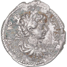 Moneta, Caracalla, Denarius, 200, Rome, MB+, Argento, RIC:30a