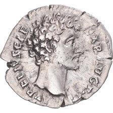 Coin, Marcus Aurelius, Denarius, 145-147, Rome, AU(50-53), Silver, RIC:429a