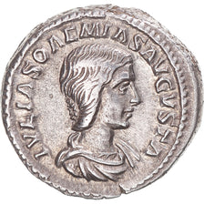 Coin, Julia Soaemias, Denarius, 218-220, Rome, AU(50-53), Silver, RIC:237