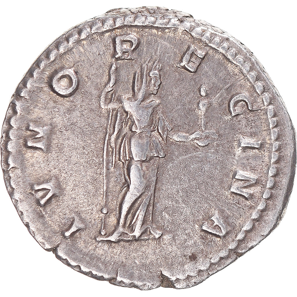 Coin, Julia Soaemias, Denarius, 218-220, Rome, AU(50-53), Silver, RIC:237