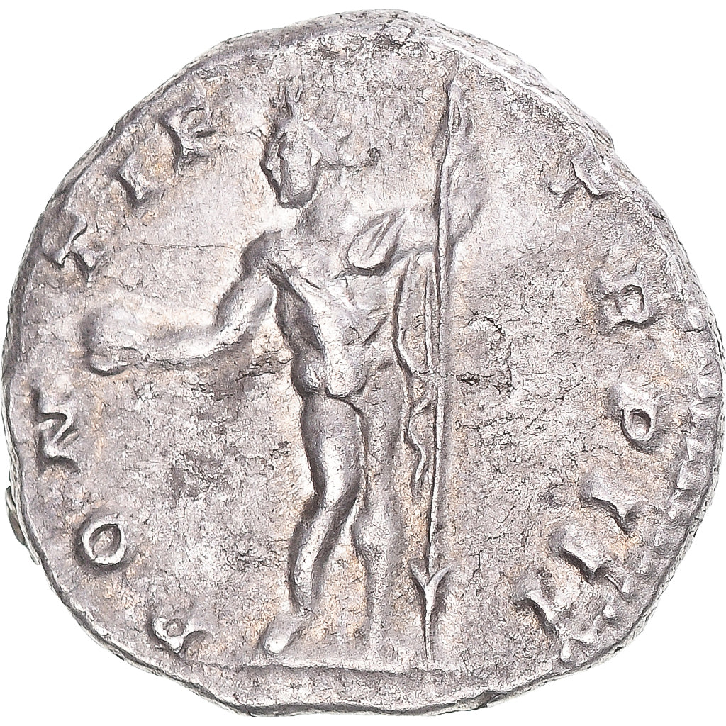 Moneda, Caracalla, Denarius, 198-217, Rome, MBC+, Plata, RIC:30a