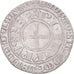 Moneta, Francja, Philippe IV, Gros Tournois à l'O rond, EF(40-45), Srebro