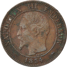 Münze, Frankreich, Napoleon III, Napoléon III, 2 Centimes, 1854, Lyon, S+