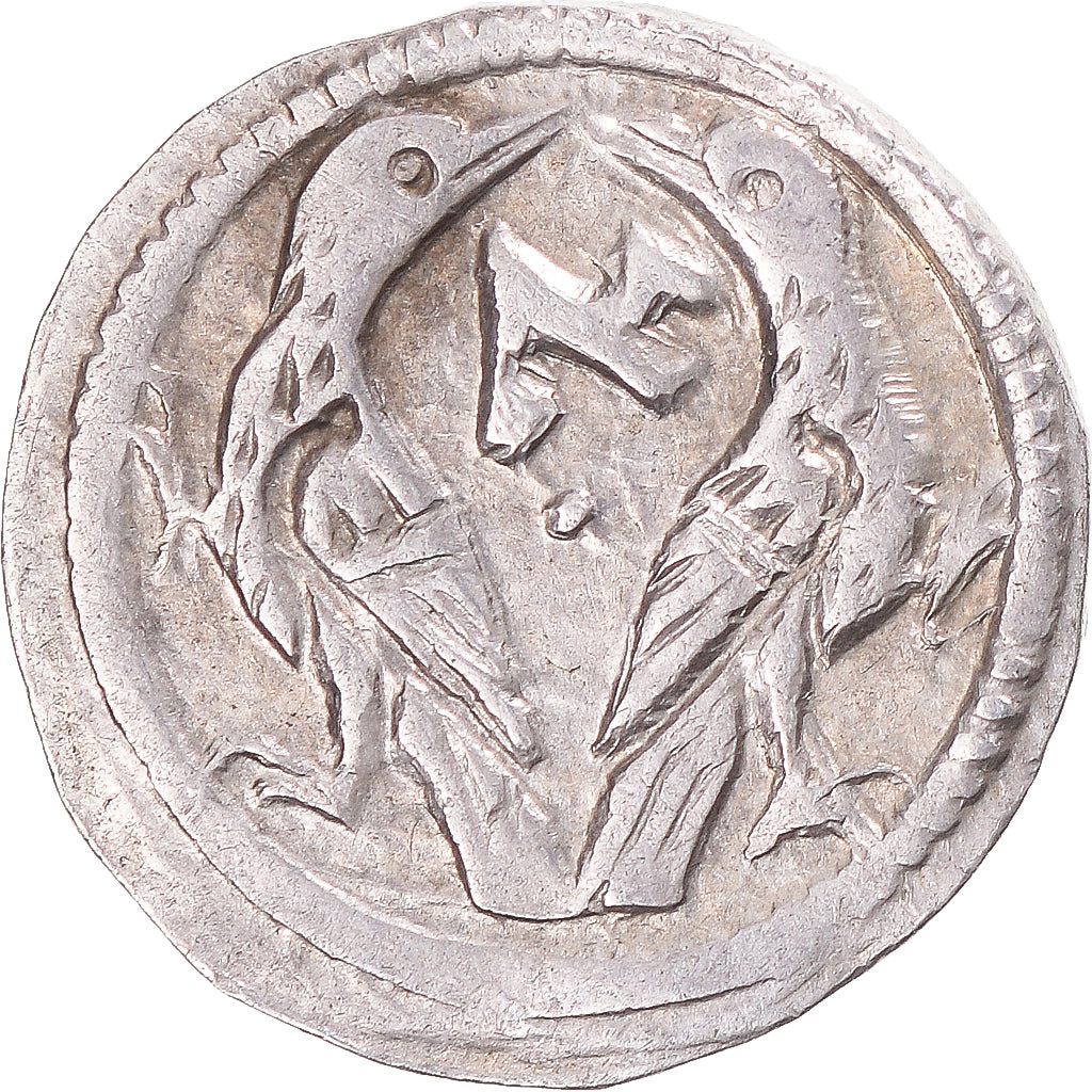 Moneta, Ungheria, Stephen V, Denar, 1245-1270, SPL, Argento
