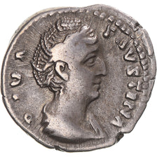 Coin, Diva Faustina I, Denarius, 141, Rome, VF(30-35), Silver, RIC:347